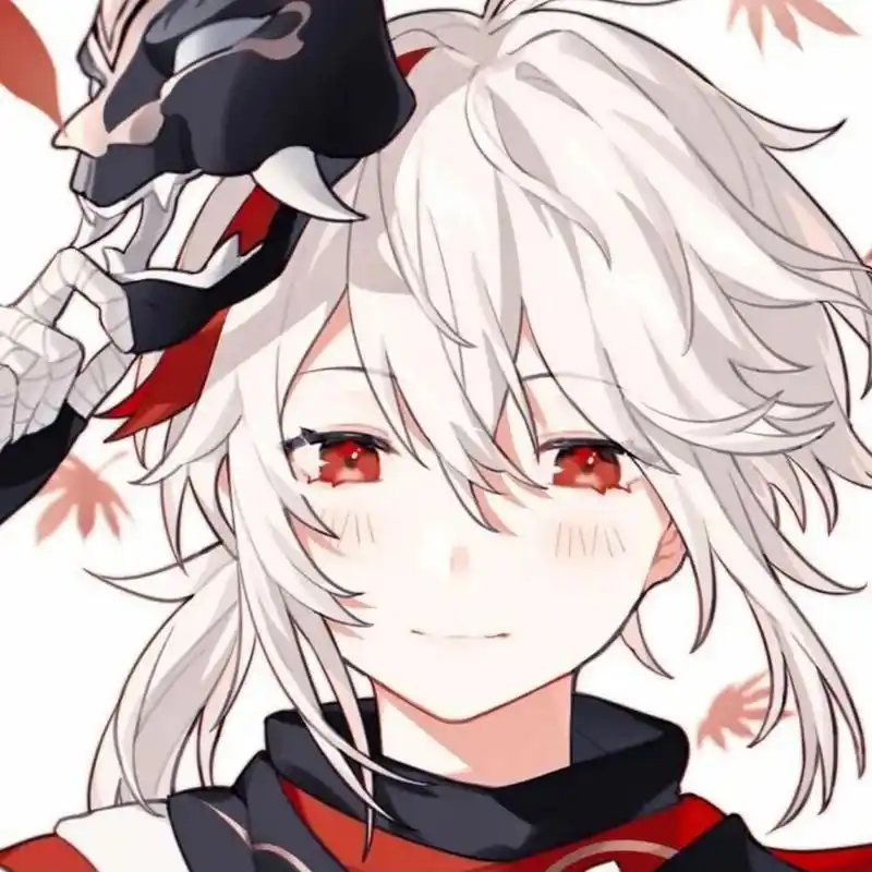 枫原万叶|原神头像 我的名字是枫原万叶,游历四方的浪人.