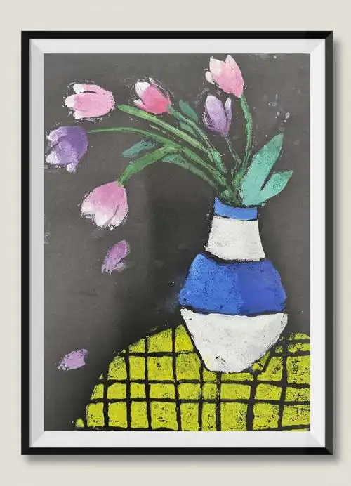 (12月作品精选)吹塑纸版画