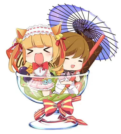 q版 萌 可爱 卡通 头像 萌物 情侣头像