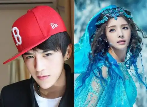 在电视剧《幻城》中,姜潮饰演的火族王子"忻绝"和麦迪娜饰演的人鱼