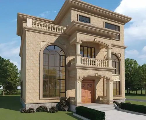 简约大气的黄色外墙砖,谁能不爱!