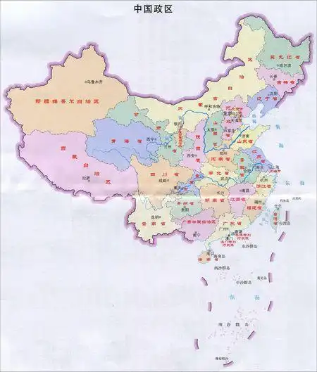 谁能给个超清版的中国地图,只要标明各省份及省会,或把下面这张图调成