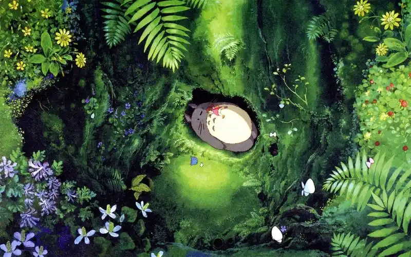 经典卡通可爱龙猫呆萌治愈系桌面壁纸下载(二)