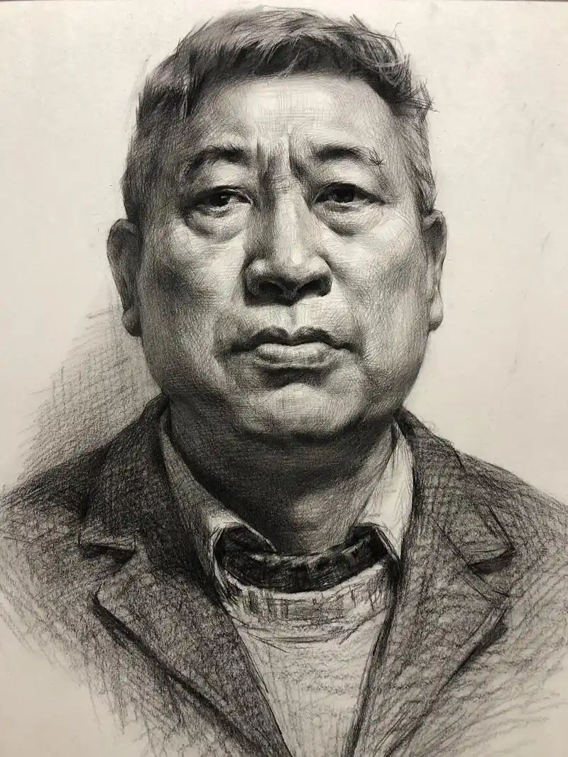 #素描头像 #联考 #零基础学画画 #河北美术联考 - 抖音