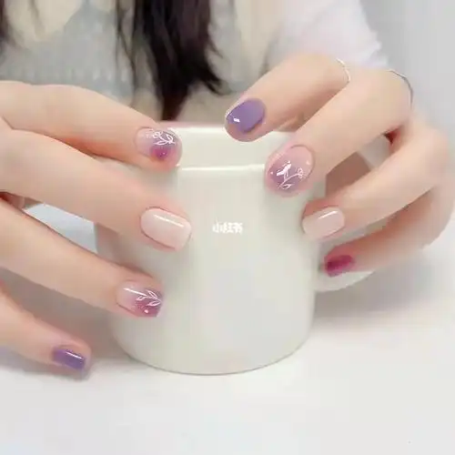 夏天清新低调百搭美甲款式