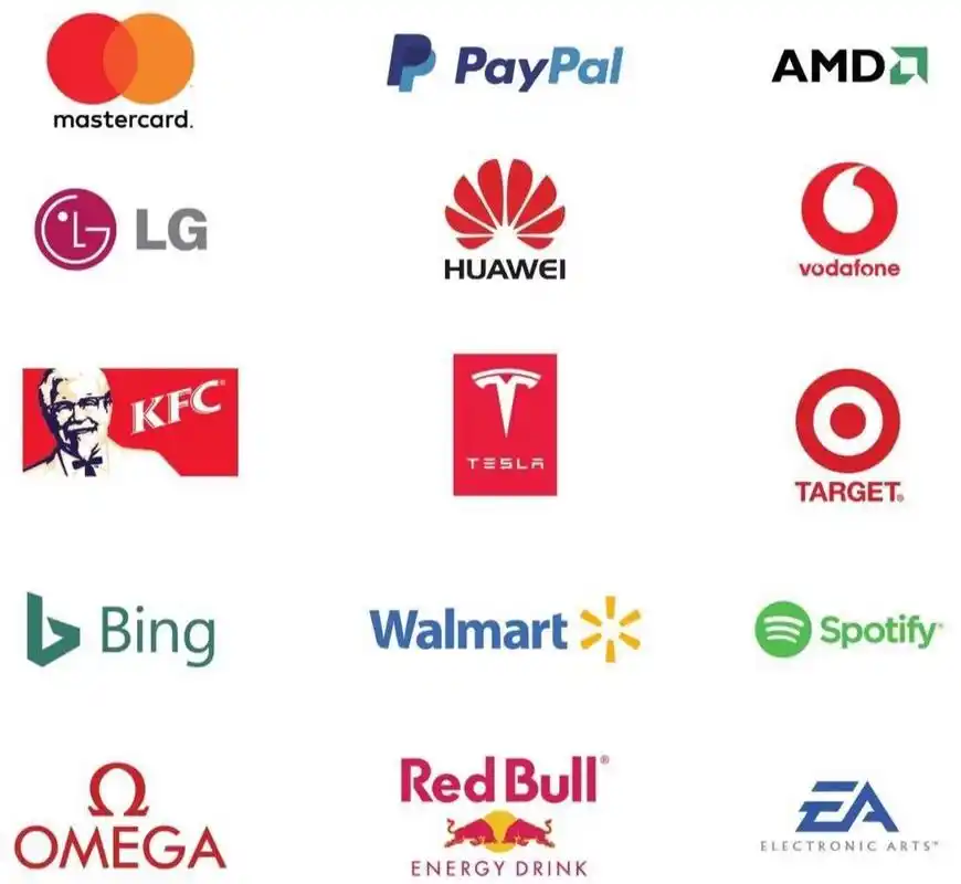 著名logo分享|图形标 字标 品牌标志主要分为两大类型,即以图形符号为