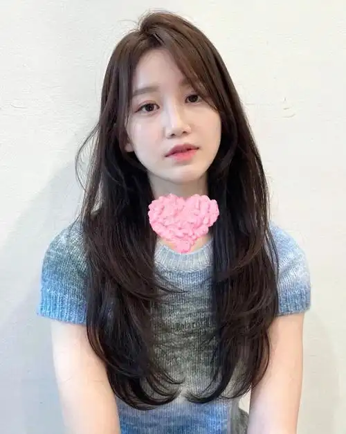 直发微层次真的超好看比初恋发型更显气质