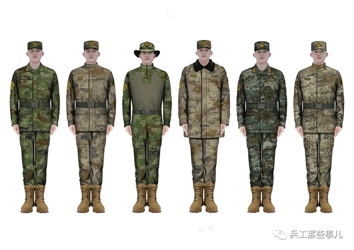 解放军新军装到货21式冬夏作训服作业服一览
