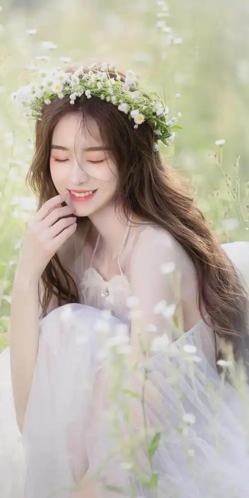 美女写真清纯美女唯美可爱手机壁纸