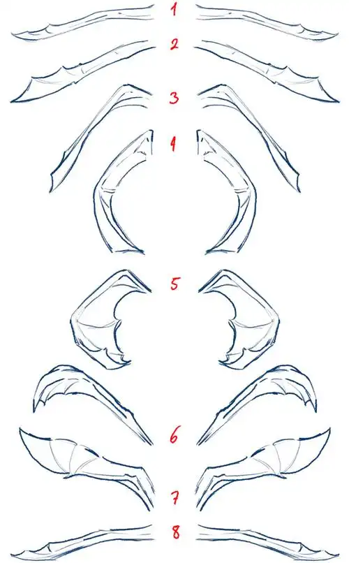 翅膀怎么画简单又漂亮各种漂亮翅膀的画法教程图解