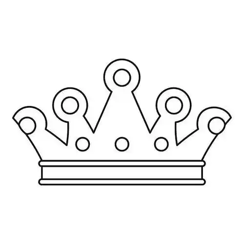 皇家,皇冠,象征,轮廓,插画,矢量_高清图片_全景视觉