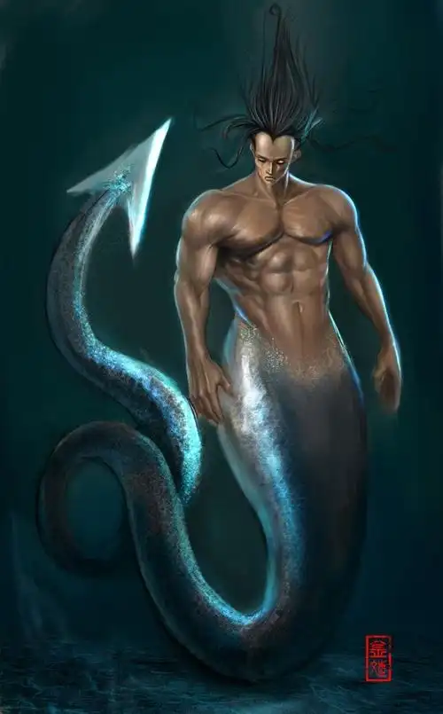 男人鱼 由 darkking 创作 | 乐艺leewiart cg精英