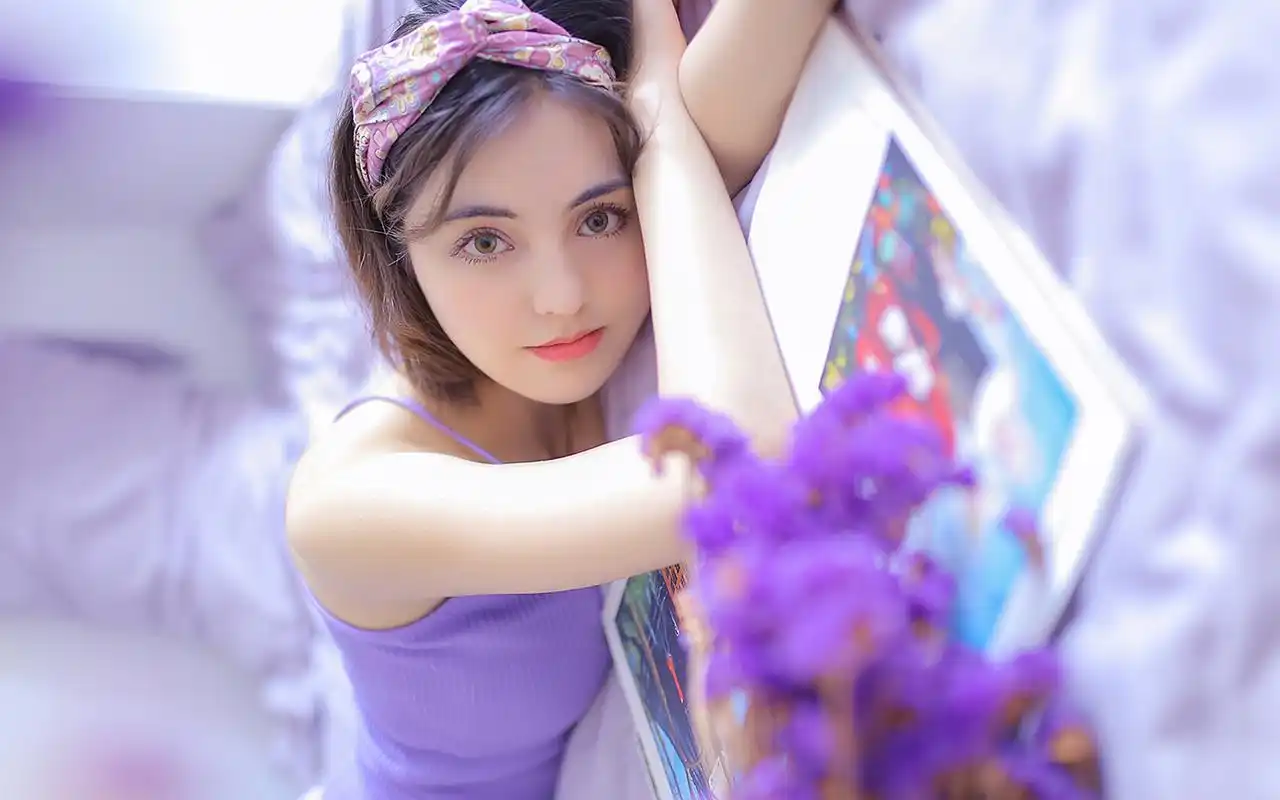 混血美女图片性感写真高清桌面壁纸