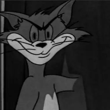 汤姆猫丧图头像 高清好看的抖音汤姆猫丧图黑白头像