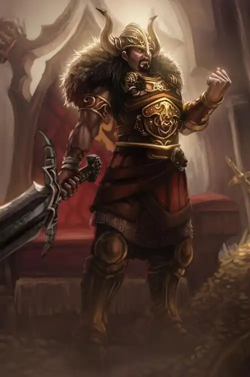 英雄联盟蛮族之王泰达米尔蛮王诸神黄昏皮肤10