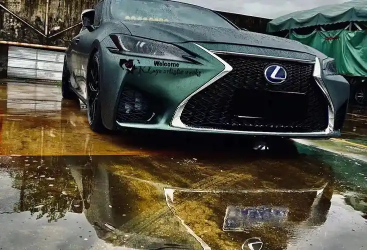 雷克萨斯es新款改装大嘴f版前杠