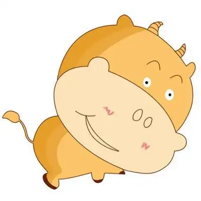小黄牛_可爱卡通头像图片_扣扣居