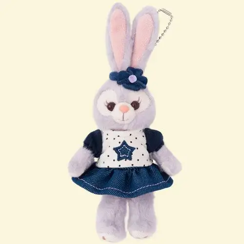 日本东京迪士尼 达菲好朋友 duffy 牛仔史黛拉兔 stellalou 钥匙圈