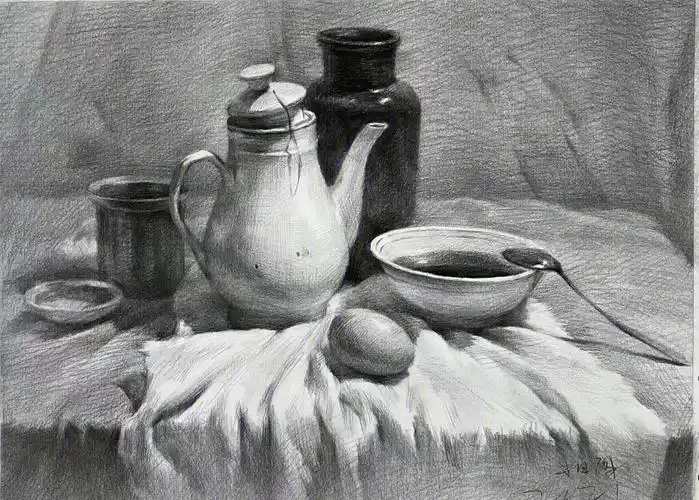 素描静物教学