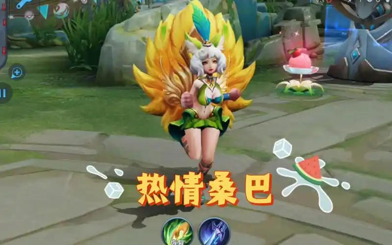 王者荣耀3d视角下的妲己-热情桑巴皮肤展示_哔哩哔哩bilibili_王者