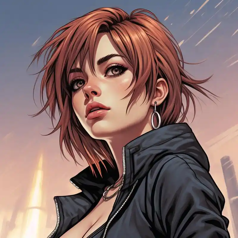 孤独摇滚头像05漫画风格超酷 孤独摇滚的漫画风格头像来啦!