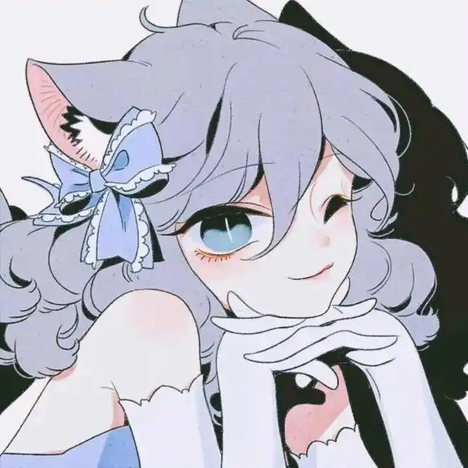 呆萌动漫女生头像