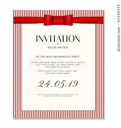 插图素材: invitation design template (save the date card) 查看