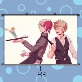 大唯羽 我的英雄学院动漫周边挂画卷轴小英雄海报相册画册轰焦冻绿谷