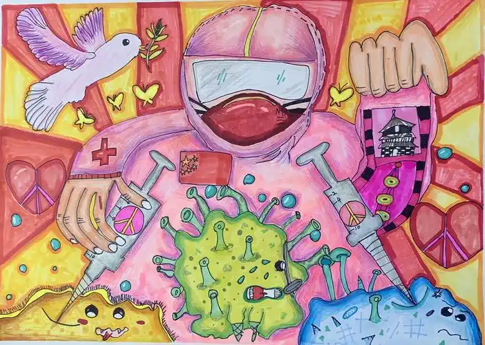 2020--2021年度和平海报,一二三等奖获奖作品展示