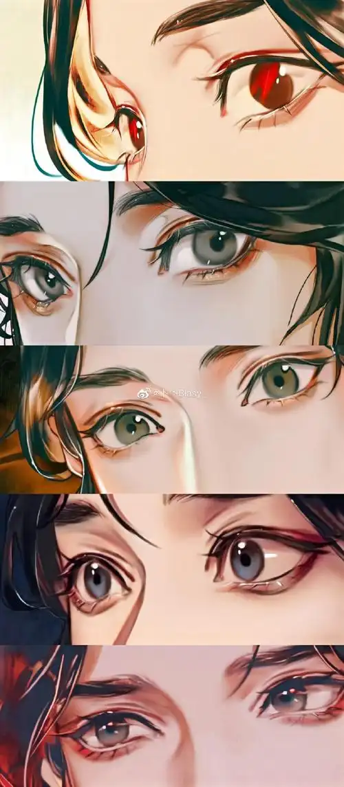 天官赐福##天官赐福漫画#局部 | 截修9p六卷以来的#花怜#眼睛特写