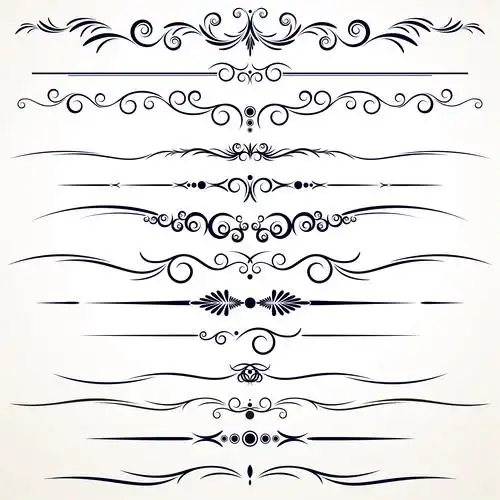 欧式花纹边框矢量素材下载(图片id:379149)_-花纹花边-矢量素材_ 集