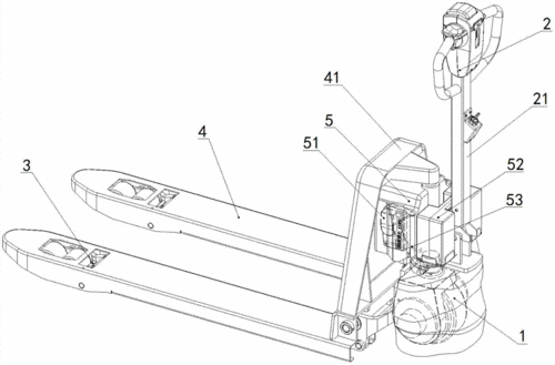 一种电动搬运车的制作方法