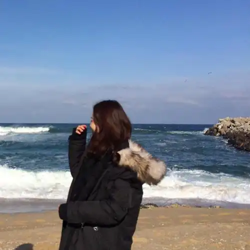 女生头像韩国海边