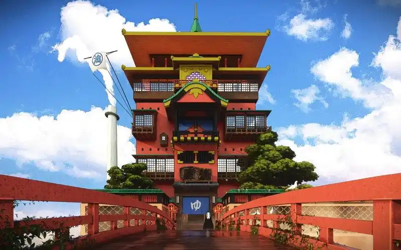 lumion千与千寻油屋渲染