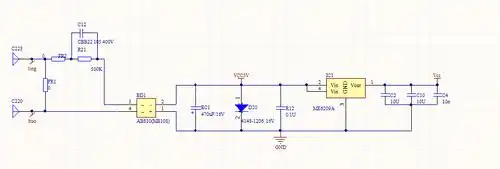 阻容降压电路求指教
