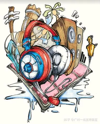 小点声这里全是考广美鲁美川美创意速写的加分神器