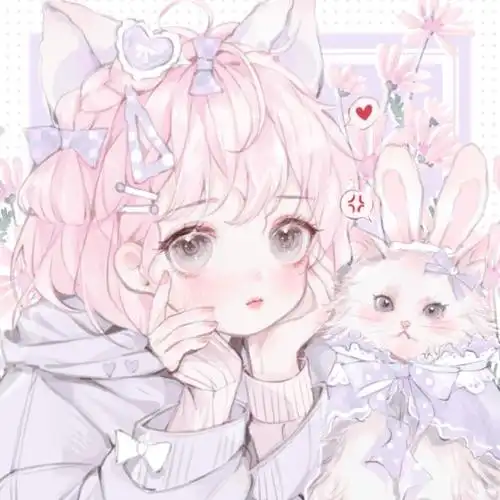 出单:可爱的狐耳女生-佩琪头像库-话本小说网