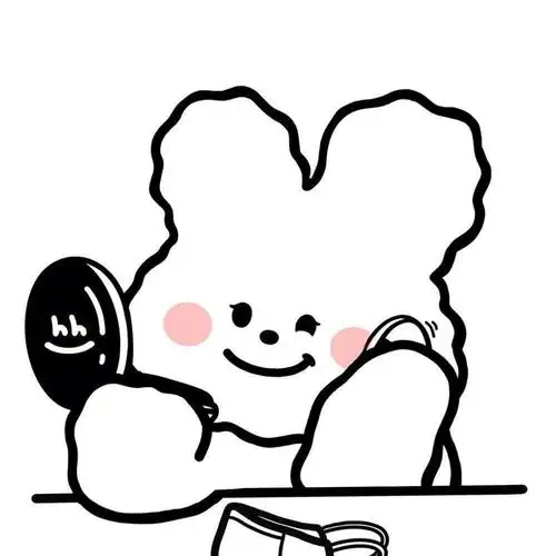 简约手绘小熊头像