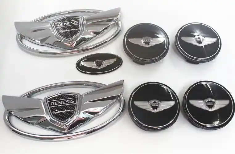 包邮韩国进口现代劳恩斯酷派汽车标志件套改装汽车车标