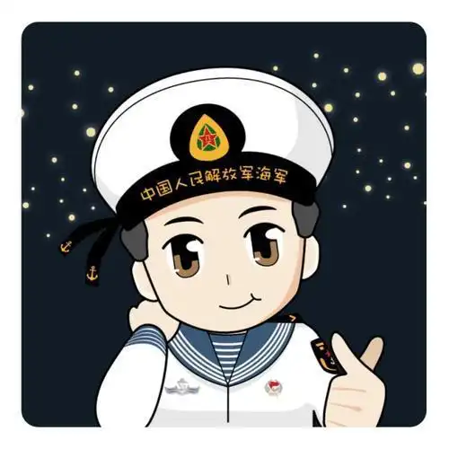 70周年海军简笔画画法卡通海军卡通动物简笔画卡通老虎qq头像女生卡通