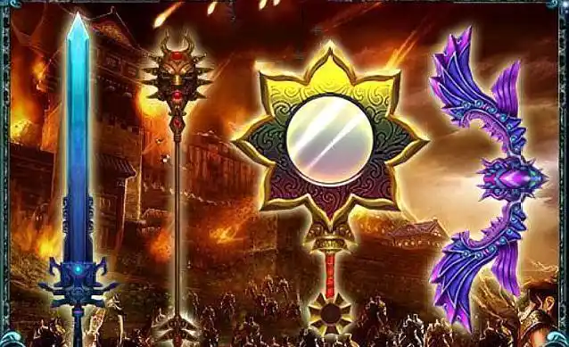 上古五大神器:指天剑,封天印,炼妖壶,神农鼎,盘古斧