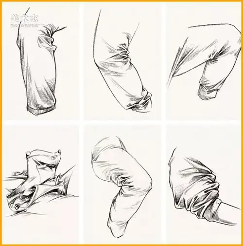 【人物速写-衣纹解析】了解这四种常见衣纹的原理是拿分关键,务必解决