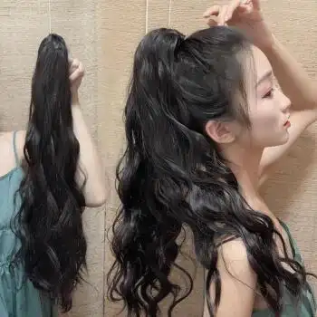 玉米烫马尾【浅棕色55】迷你抓夹