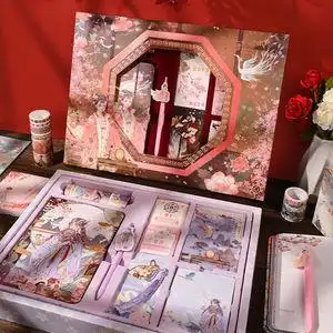 三年二班古风文具古风仙女套装全套便宜高颜值中国风豪华版礼盒生