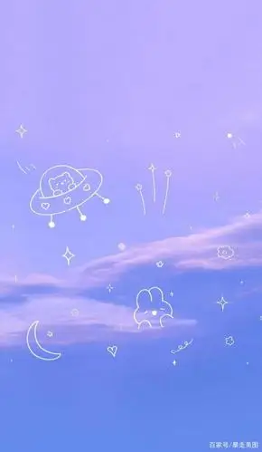 梦幻云朵插画壁纸