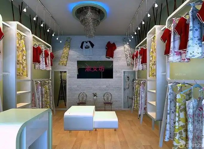 2020小型服装店女装店面设计案例_设计456装修效果图