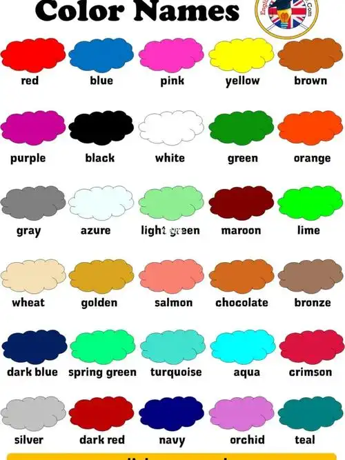 英语词汇颜色篇