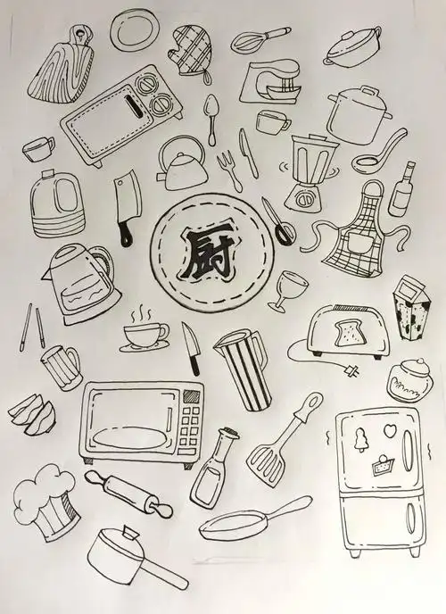 小物品的简笔画喜欢的话就加个关注加个简笔画一组可爱的生活小物件n