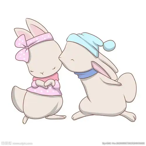兔子情侣设计图__卡通设计_广告设计_设计图库_昵图网nipic.com