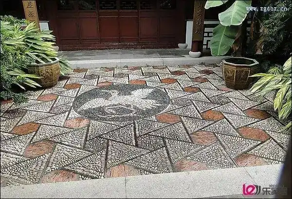 家居/家装 a景观——鹅卵石路,拼花 马赛克